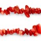 Chips stone Perlen Crimson red